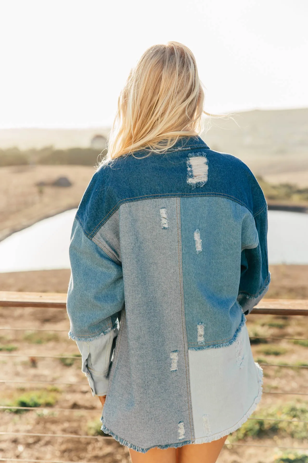 FINAL SALE!! The Bailey Denim Shacket