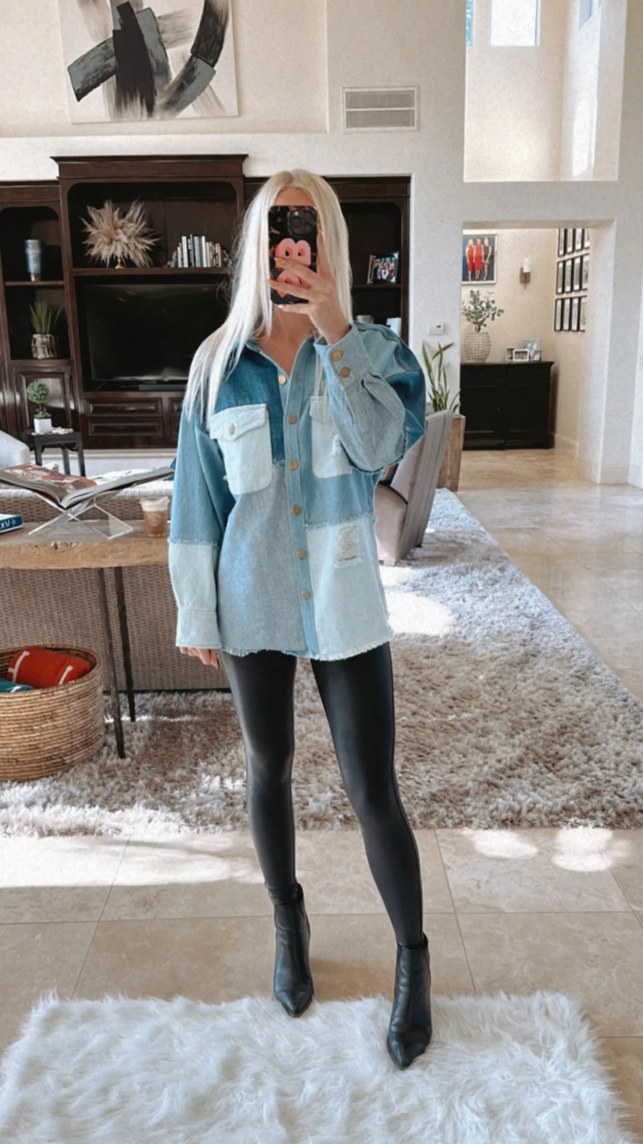 FINAL SALE!! The Bailey Denim Shacket