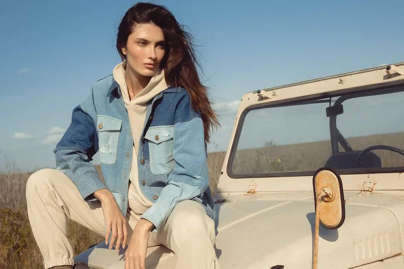 FINAL SALE!! The Bailey Denim Shacket