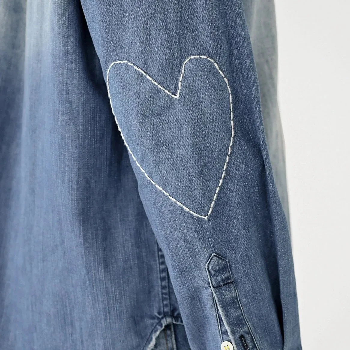 Kerri Rosenthal Lightweight Denim Shirt
