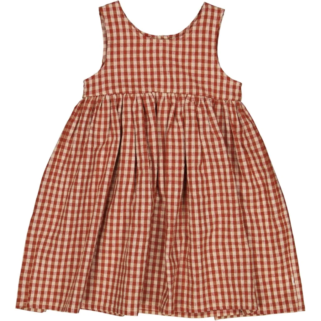 Pinafore Wrinkles - sienna check