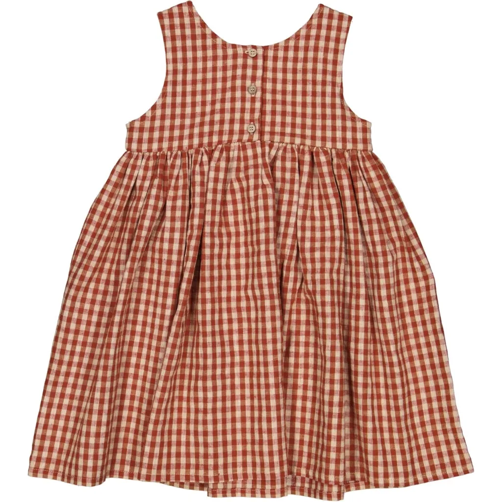Pinafore Wrinkles - sienna check