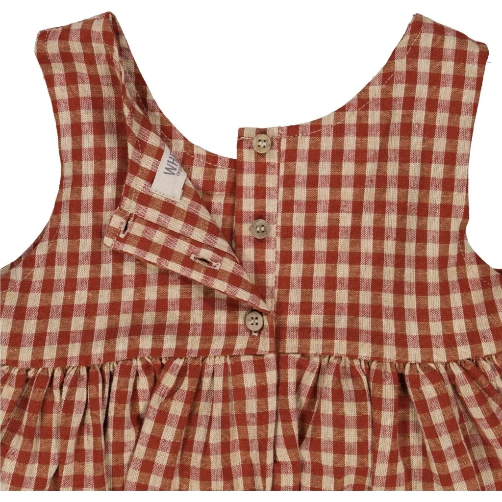 Pinafore Wrinkles - sienna check